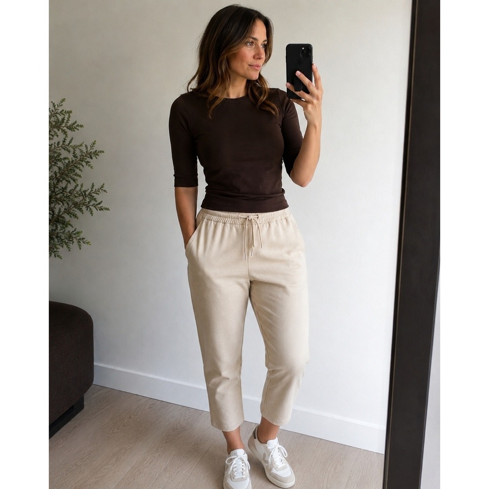 Zara 3/4 Sleeve T-Shirt